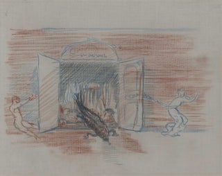 Item #CL183-27 [Salamander And The Gates of Hell]. Charles Conder, Aust