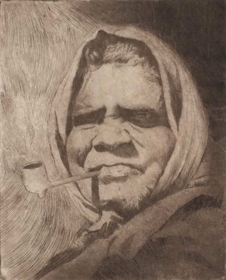 Item #CL183-45 [Portrait Of Aboriginal Woman]. Cyril Dillon, Aust