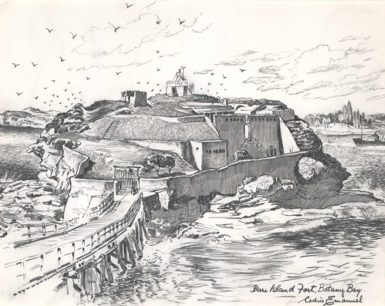 Item #CL183-49 Bare Island Fort, Botany Bay [NSW]. Cedric Emanuel, Aust.