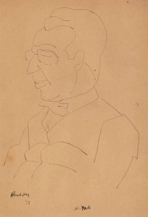 Item #CL183-8 New York [Portrait Of A Man]. Horace Brodzky, Aust