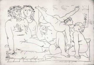 Item #CL184-136 Famille De Saltimbanques (Circus Family). Pablo Picasso, Spanish/French