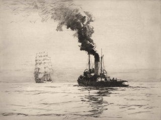 Item #CL184-165 [Tugboat And Sailing Ship]. Norman Wilkinson, British