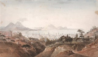 Item #CL184-22 [View Of Naples With Mount Vesuvius]. Anon