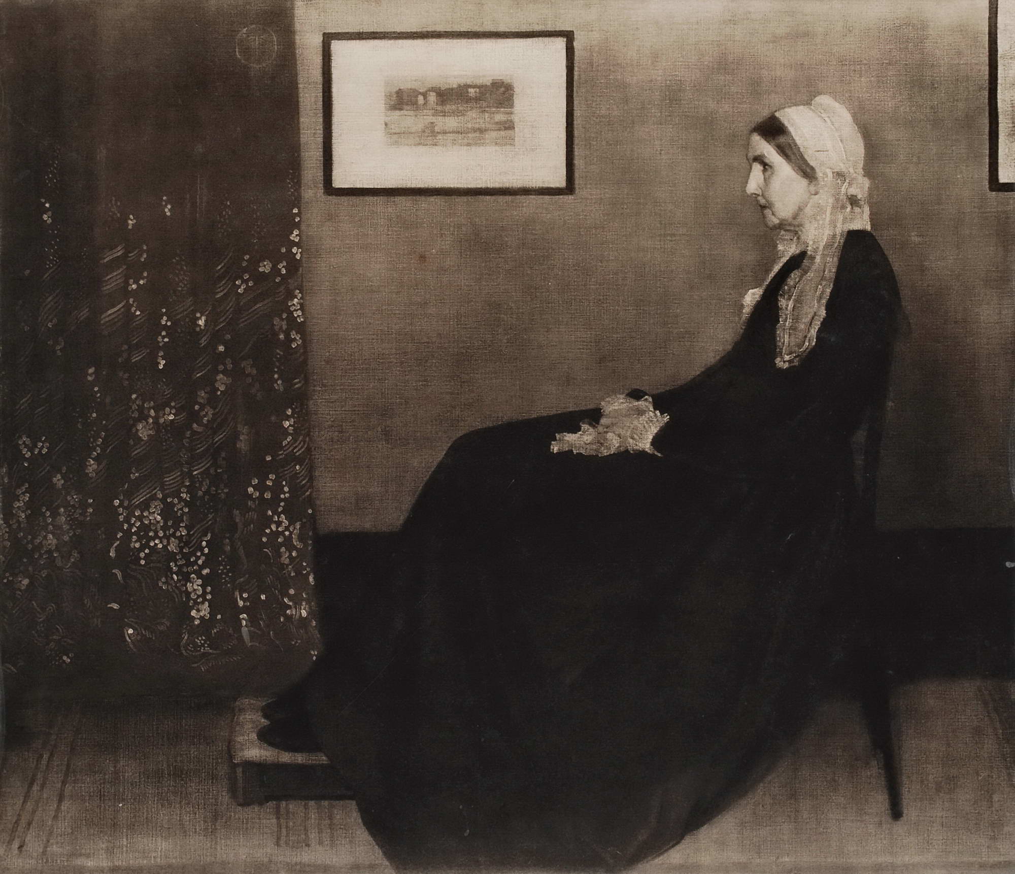 Portrait Of His Mother by After James McNeill Whistler American Brit on Josef Lebovic Gallery