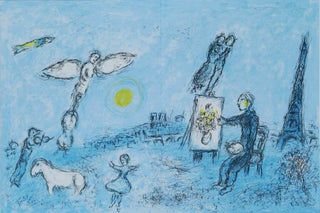 Item #CL184-64 The Painter And His Double. Marc Chagall, French