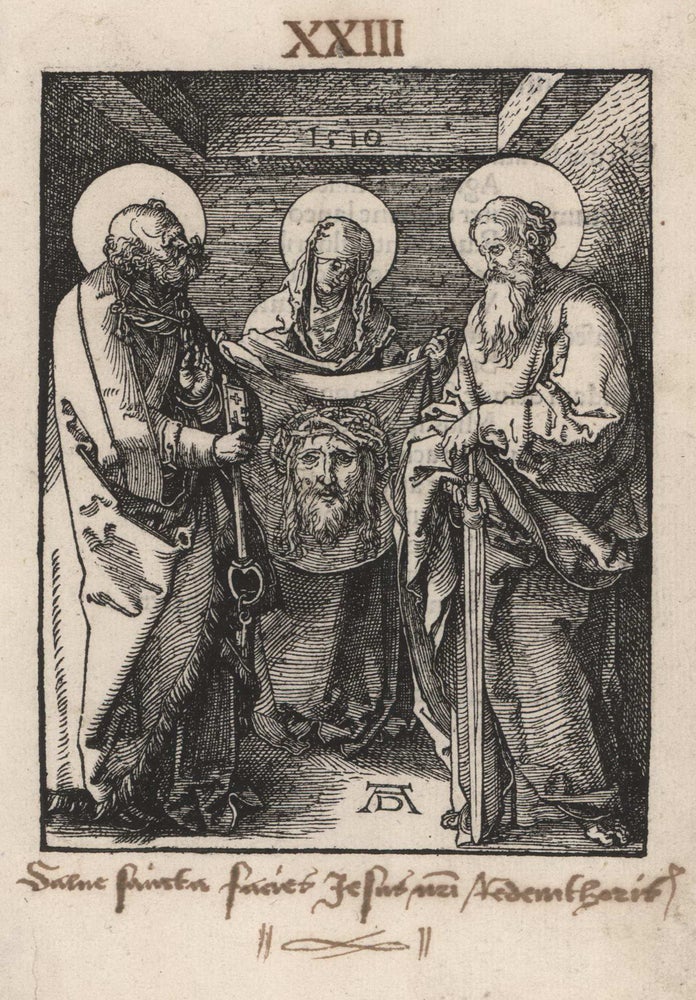 Item #CL184-7 Saint Veronica Between Saints Peter And Paul, Albrecht Dürer, German.