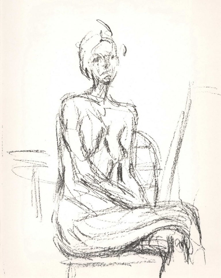 Item #CL184-72 Nude In Profile. Alberto Giacometti, Swiss.