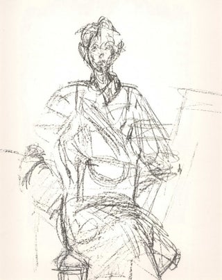 Item #CL184-74 Seated Figure. Alberto Giacometti, Swiss