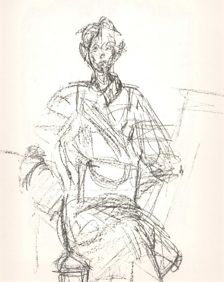 Item #CL184-74 Seated Figure. Alberto Giacometti, Swiss.