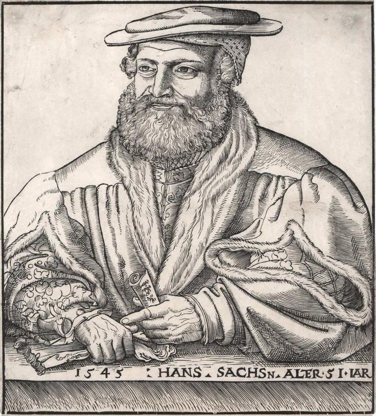 Item #CL184-8 Hans Sachs Alter 51 Jar [51 Years Old], Lucas Cranach the Elder, c. German.
