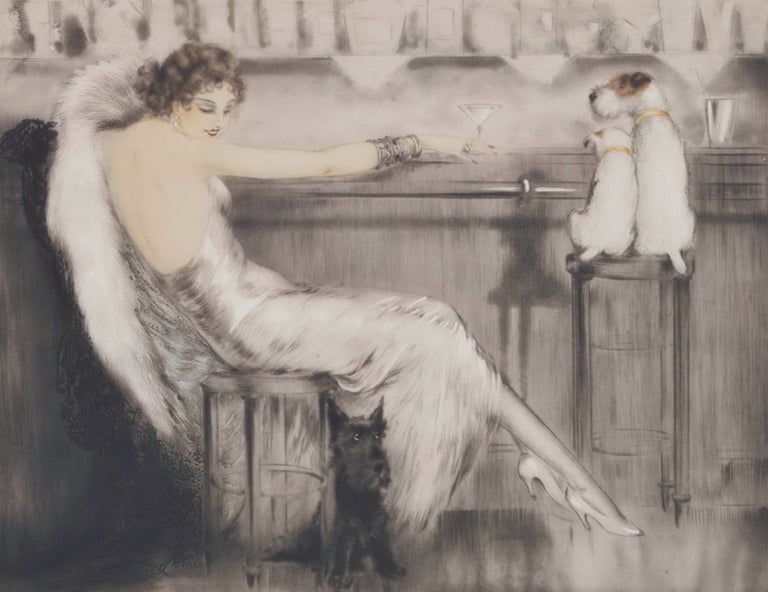 Item #CL184-90 Martini. Louis Icart, French.