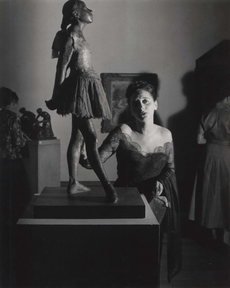 Item #CL185-155 Tondi Adams And Degas Statue, Sir Jacob Epstein Retrospective, Tate Gallery, London. David Potts, Aust.