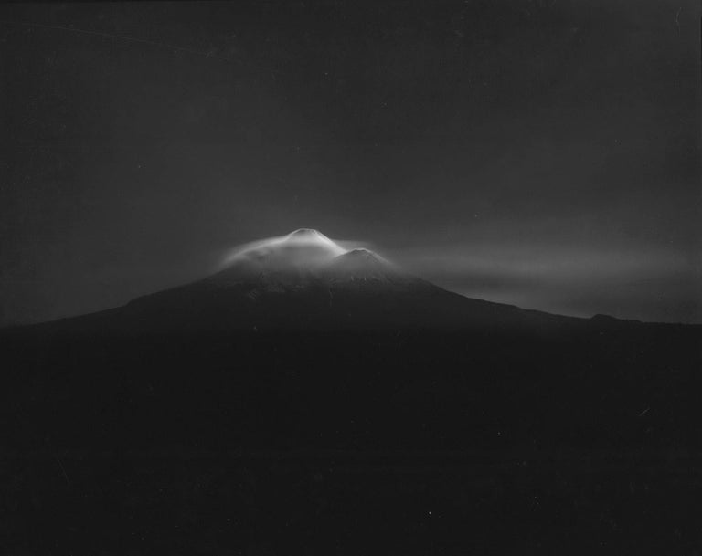 Item #CL185-27 Taranaki, From Oeo Road, Under Moonlight [NZ]. Laurence Aberhart, b.1949 NZ.