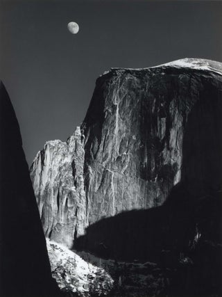 Item #CL185-28 Moon And Half Dome, Yosemite National Park, California. Ansel Adams, American