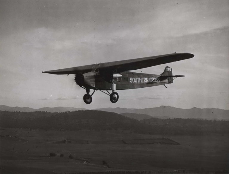 Item #CL185-98 [The “Southern Cross” In Flight For The Film “Smithy”]. Max Dupain, Aust.