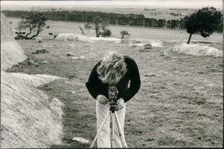 Item #CL186-11 Ayer’s Dog Rock [Bill Heimerman Behind A Camera In Geelong, Victoria]....