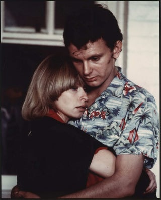 Item #CL186-28 [Judy Morris And Richard Moir Embracing On The Set Of “In Search Of...