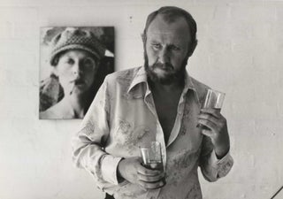 Item #CL186-31 [Bill Hunter With Photograph Of Judy Morris In Background On The Set Of “In...