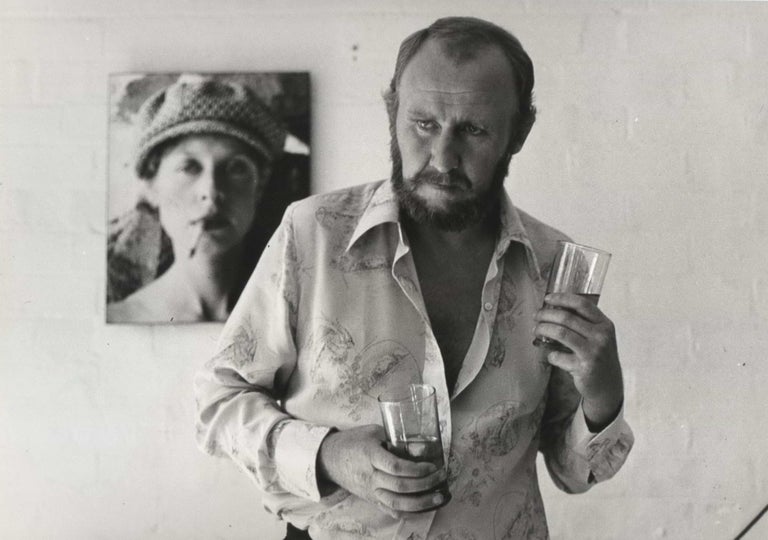 Item #CL186-31 [Bill Hunter With Photograph Of Judy Morris In Background On The Set Of “In Search Of Anna”]. Carol Jerrems, Aust.
