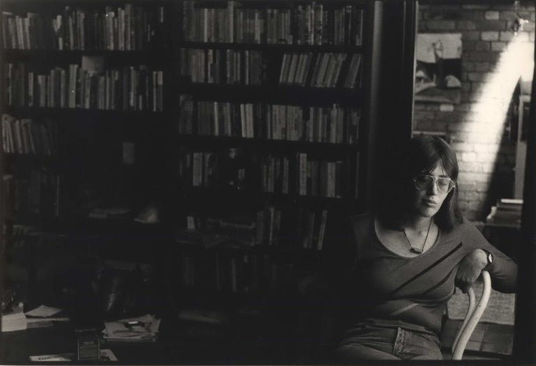 Item #CL186-7 Anne Summers [Seated Near Bookcase]. Carol Jerrems, Aust.