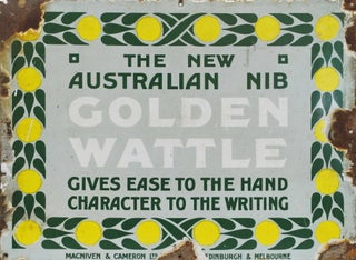 Item #CL187-101 The New Australian Nib. Golden Wattle
