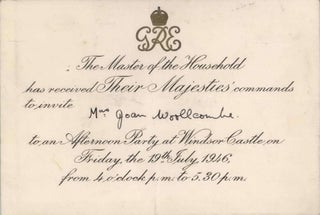 Ephemera From The Collection Of Lord Thomas Horder, Physician To The Royal Household Of The United Kingdom