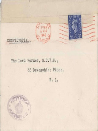 Ephemera From The Collection Of Lord Thomas Horder, Physician To The Royal Household Of The United Kingdom