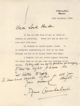Ephemera From The Collection Of Lord Thomas Horder, Physician To The Royal Household Of The United Kingdom