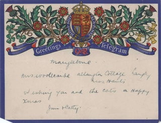 Ephemera From The Collection Of Lord Thomas Horder, Physician To The Royal Household Of The United Kingdom