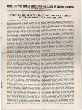 Ephemera From The Collection Of Lord Thomas Horder, Physician To The Royal Household Of The United Kingdom