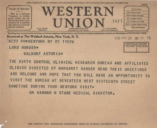 Ephemera From The Collection Of Lord Thomas Horder, Physician To The Royal Household Of The United Kingdom