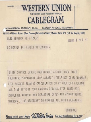 Ephemera From The Collection Of Lord Thomas Horder, Physician To The Royal Household Of The United Kingdom