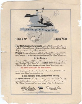 Ephemera From The Collection Of Lord Thomas Horder, Physician To The Royal Household Of The United Kingdom