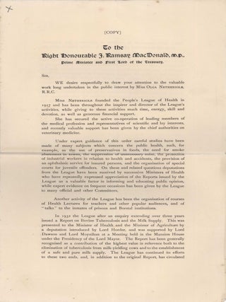 Ephemera From The Collection Of Lord Thomas Horder, Physician To The Royal Household Of The United Kingdom