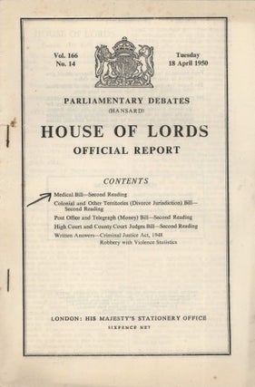 Ephemera From The Collection Of Lord Thomas Horder, Physician To The Royal Household Of The United Kingdom