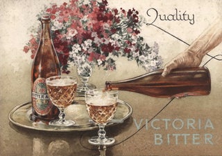 Item #CL187-128 [Artwork For Victoria Bitter Beer]. Attrib. Walter Jardine, Aust