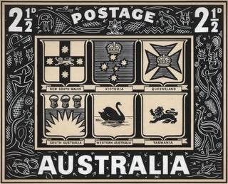 Item #CL187-141 “Heraldry” [Design For Australian Postage Stamp