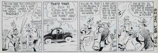 Item #CL187-143 [A Bluey And Curley Comic Strip About Fishing And Golfing]. Alex Gurney, Aust