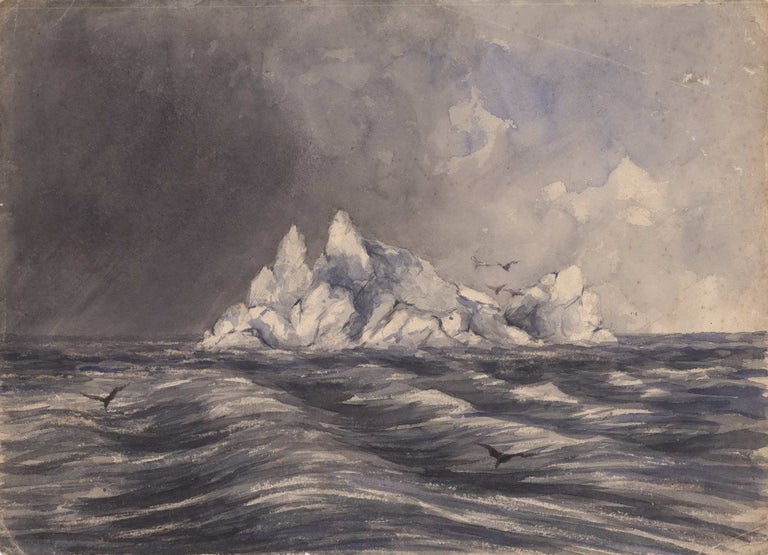 Item #CL187-16 Sketch Of An Iceberg Seen From The Ship “Seringapatam”
