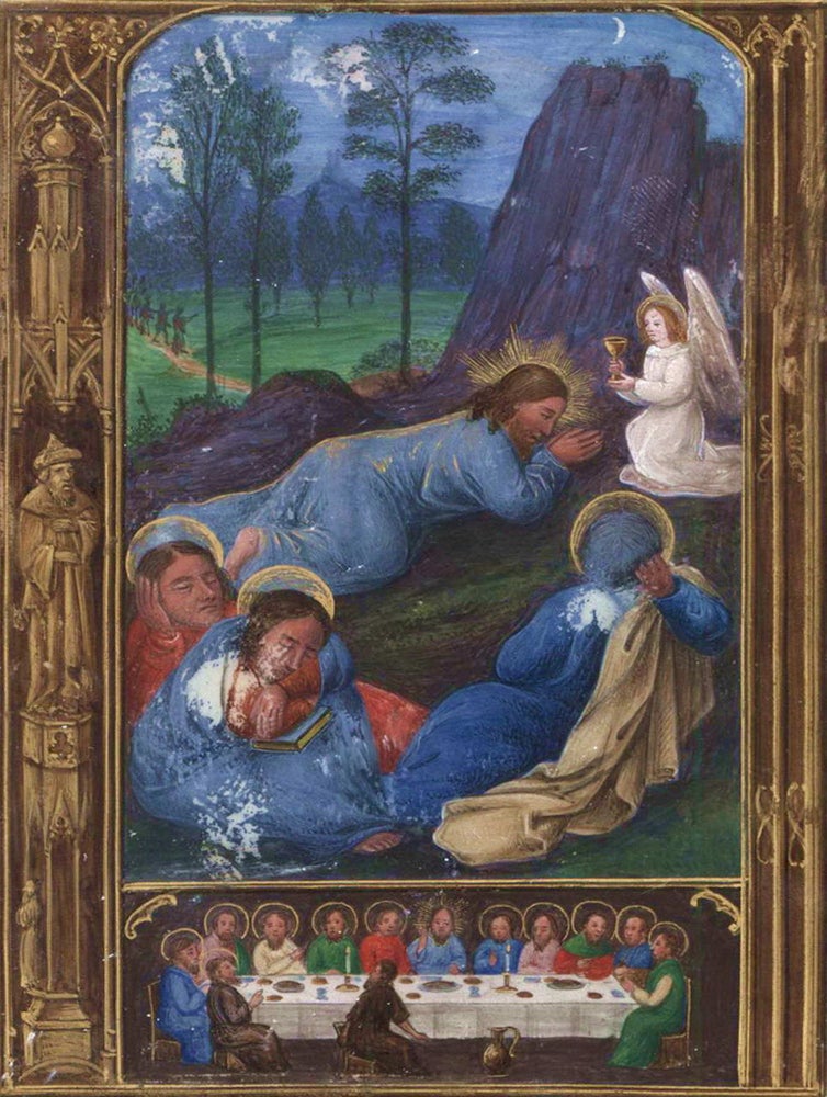 Item #CL187-1 The Last Supper And The Agony In The Garden From “The Book Of Hours”