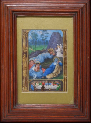 The Last Supper And The Agony In The Garden From “The Book Of Hours”