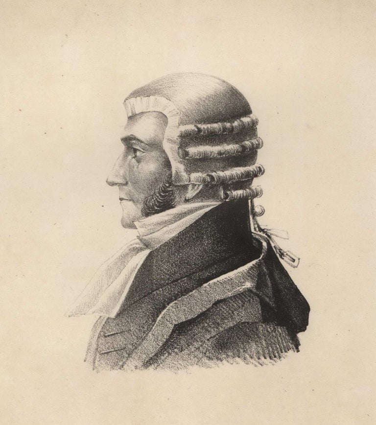 Item #CL187-21 [Portrait Of John Hubert Plunkett, The Attorney General]. Charles Rodius, British/Aust.