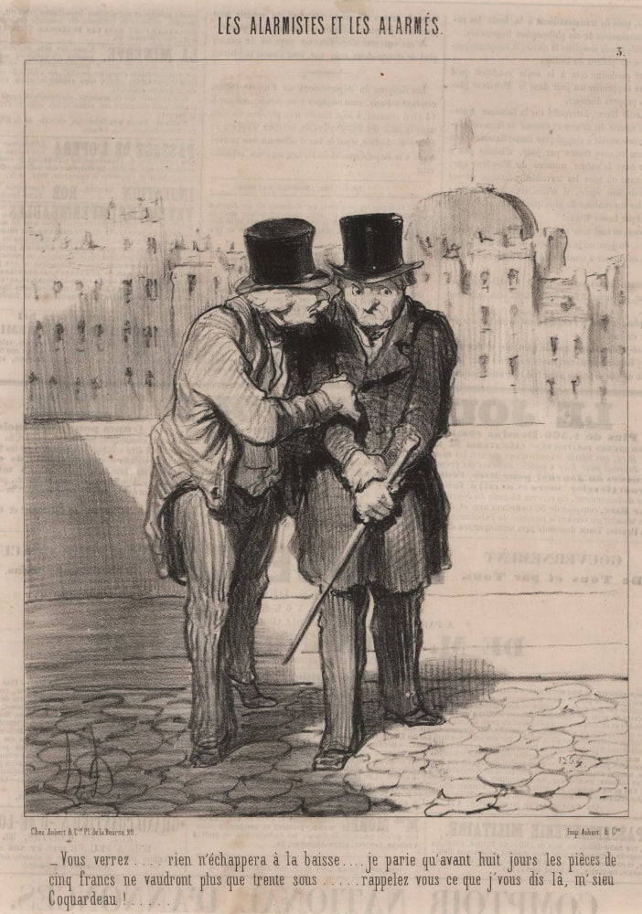 Item #CL187-22 [Satirical Political Illustrations For French Newspapers]. Honoré Daumier, French.