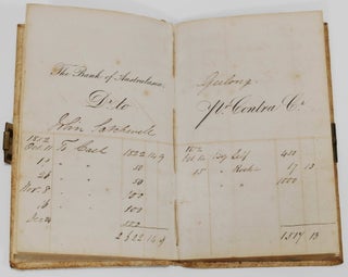 Bank Of Australasia Pass Book For John Satchwell