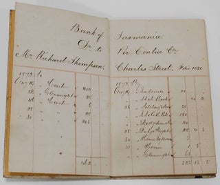 Bank Of Tasmania Pass Book For Mr Richard Thompson