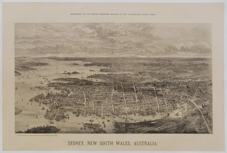 Item #CL187-44 Sydney, New South Wales, Australia [Sydney Harbour]. Samuel Calvert .  After  A. C. Cooke, Aust.