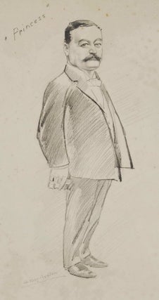 Item #CL187-68 [Four Drawings Of Personages]. G R. Ashton, 1857-c1942 Brit./Australian