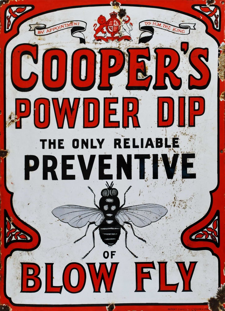 Item #CL187-79 Cooper’s Powder Dip. The Only Reliable Preventive Of Blow Fly