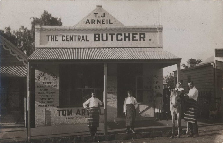 Item #CL187-92 T.J. Arniel, The Central Butcher [Wellington, NSW]