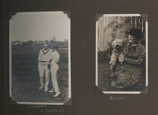 Family Photo Albums Of Stan McCabe, Australian Test Cricketer